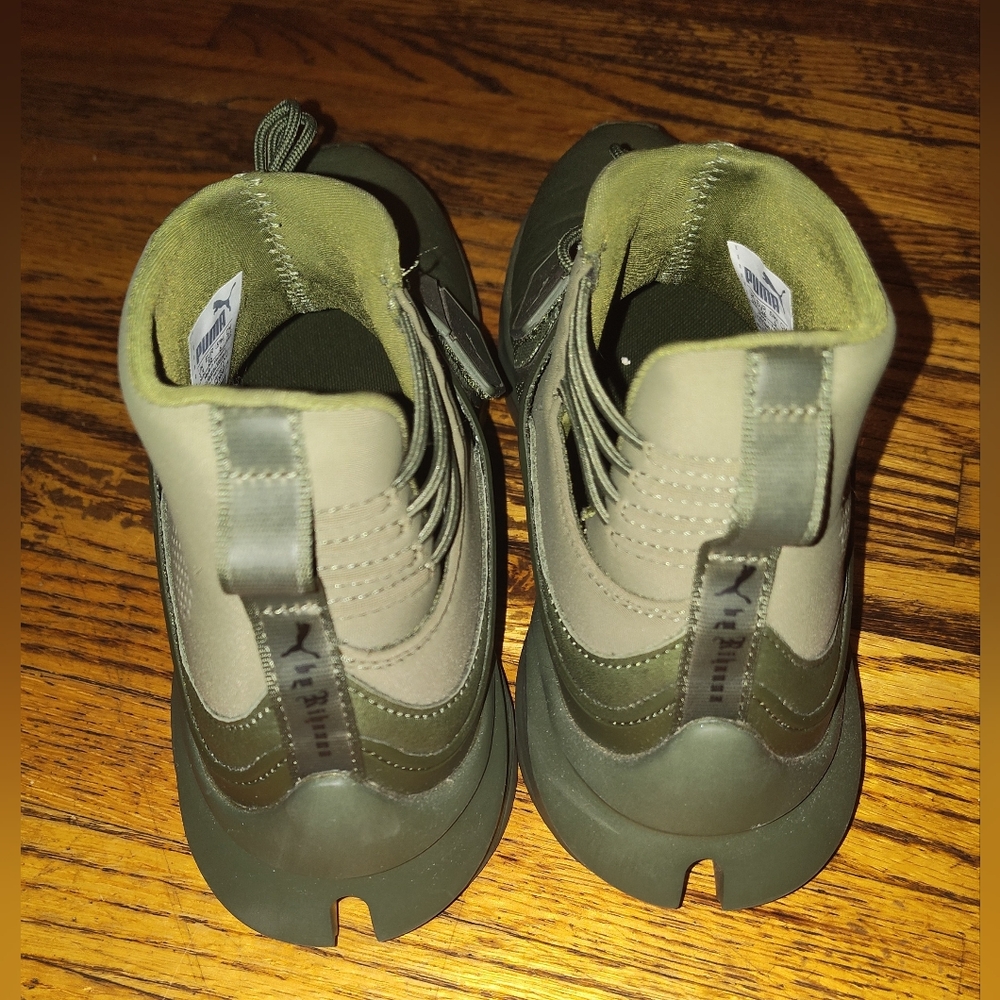 PUMA fenty Rihanna women's leather sneakers size 6w - Picture 4 of 6